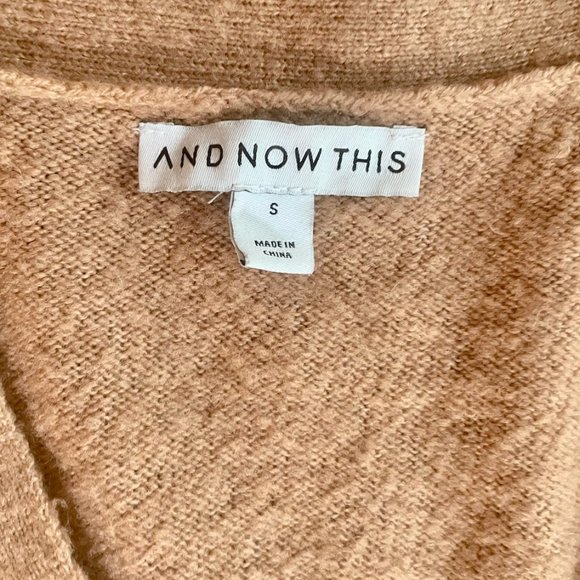 Cropped Brown Cardigan, S - Picture 3 of 3